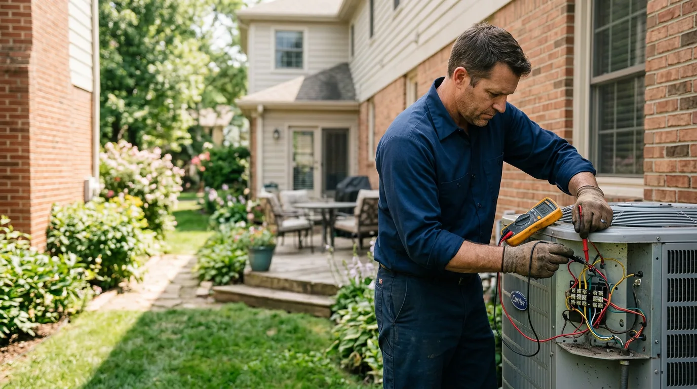 HVAC technician working near Middletown, PA